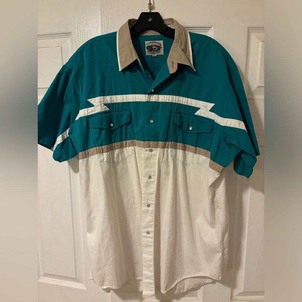 Vintage Cumberland Outfitters snap button up